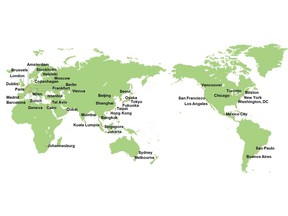 Global Power City Index (GPCI) 2020 - Target Cities