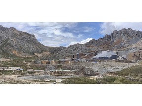 Arial Photo of Yaruricocha Mine, Peru