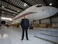 Cargojet CEO Ajay Virmani at the company's Hamilton hangar.