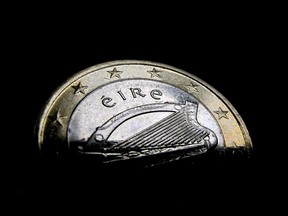 An Irish one euro coin. Milton Friedman contended that Europe in the 1990s — including the U.K. — was a collection of politically and culturally divided nations that were not ready for a currency union or a union government.