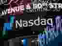 The Nasdaq gained more than 43 per cent, which marked the biggest yearly gain for the tech-heavy index since 2009.

