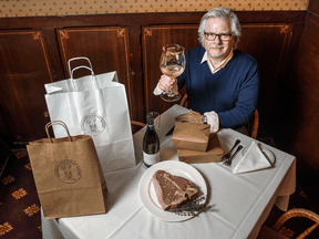 Barberian’s Steak House owner Arron Barberian says takeout — a.k.a. the “Steak Out” menu — has brought in some loyal customers but added that revenues are still down 92 per cent.