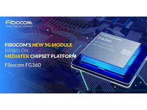 Fibocom releases its latest 5G module FG360 during the CES 2021 event. The module supports 5G Sub-6GHz 2CC Carrier Aggregation 200MHz frequency and 5G + WiFi-6 connectivity to provide a high-speed and low-latency 5G network experience. Engineering samples of the module will be available in January. Fibocom will be the first in the industry to provide engineering samples of 5G modules based on the MediaTek chipset platform.