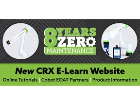 The new CRX is an ideal cobot for everyone – and to top it off we guarantee customers eight years of maintenance-free operation and the same industrial reliability that FANUC is known for all over the world.