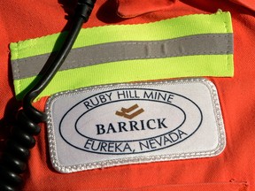 Barrick reported lower output from Nevada Gold mines in the United States and Pueblo Viejo mine in the Dominican Republic.