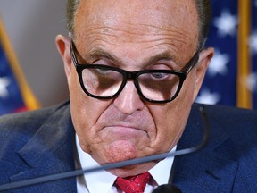 Dominion Voting Systems has brought a defamation suit against Donald Trump’s personal lawyer Rudy Giuliani.