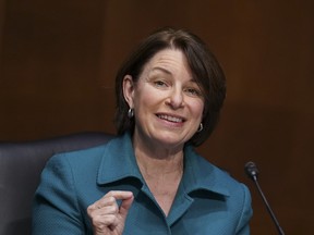 Democratic Senator Amy Klobuchar is expected to take over a Senate panel on competition policy.