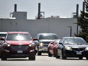 GM said it will cut production entirely during the week of Feb. 8 at the plant in Ingersoll, Ontario.
