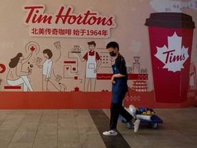 Tim Hortons has opened more than 150 shops in 10 cities since it entered China two years ago, calling them "profitable", but domestic proprietors have complained of tough price competition.