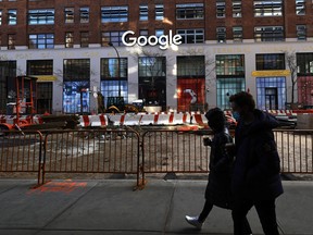 The Manhattan Google headquarters in New York City.