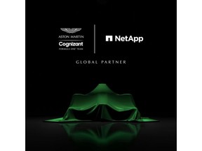 NetApp Joins Aston Martin Cognizant Formula One Team to Pioneer Data-Driven Racing Strategy