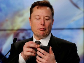 The weeks-long selloff has reduced Elon Musk's wealth by more than US$49 billion as of Friday, according to Reuters calculations.