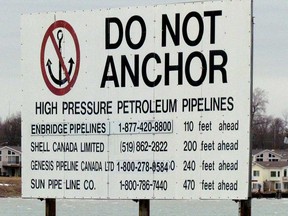 In November, Michigan ordered a key portion of the major pipeline carrying Canadian oil eastward — Enbridge's Line 5 pipeline — to be shut down by the end of May. The key portion consists of 7.2 kilometres of twin pipelines that cross under the Straits of Mackinac.