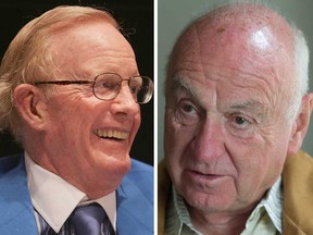Ted Rogers, left, and JR Shaw, Canada's two cable magnates, were a lot alike, writes Joe O'Connor.