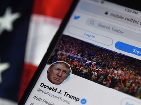 Former President Donald Trump, accused of inciting the Jan. 6 violence, has been banned by Twitter, and Facebook has asked its independent oversight board to rule on whether to bar him permanently. He is still temporarily suspended from YouTube.