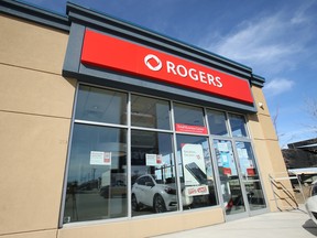 A Rogers store in Winnipeg.