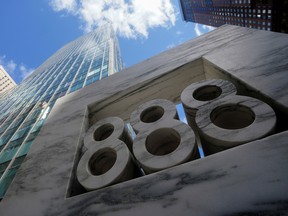 888 7th Ave, a building that reportedly houses Archegos Capital, in New York City.