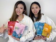 Michelle Ji, left, and Senia Wang co-founded pet-food maker Charmy Box Inc. in 2020.