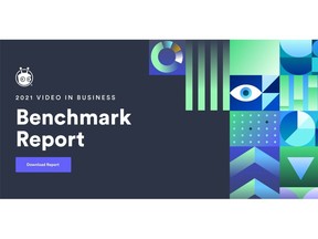 Vidyard's 2021 Video in Business Benchmark Report reveals the number of videos shared by businesses increased by 135% year-over-year fueled by user-generated videos within sales teams, High Tech firms, Financial Services and Professional Services