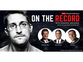 A. Paul Gill Joins Edward Snowden, Robert Allen and Sunil Tulsiani for ON THE RECORD - a virtual conference for business leaders