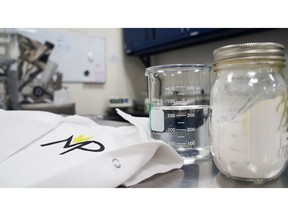 MedPharm's GMP certified lab showcases the newly patented powdered cannabinoid extract.