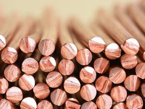 Average price realized for copper rose 54% to US$3.92 per pound in the first quarter.