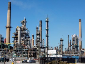 Imperial Oil's refinery, located near Enbridge's Line 5 pipeline in Sarnia, Ontario.