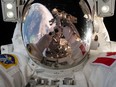 Canadian astronaut David Saint-Jacques, who features in Felix & Paul Studios' Space Explorers: The ISS Experience, takes a selfie in space.