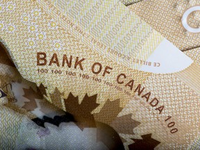 Canadian one hundred dollar banknotes