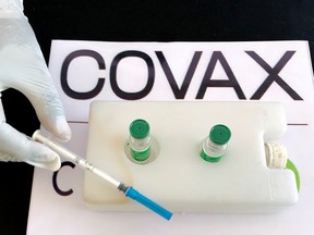 A nurse prepares to administer the AstraZeneca/Oxford vaccine under the COVAX scheme against the coronavirus disease (COVID-19) at the Eka Kotebe General Hospital in Addis Ababa, Ethiopia.