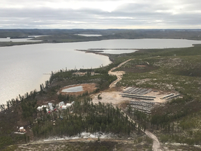 A look at the Moore Lake project camp. SUPPLIED.