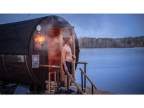 In sauna we all are equal. That is what we say in Finland." Photo: Laura Vanzo / Visit Tampere