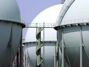 Tokyo Gas Co.'s liquefied natural gas (LNG) tanks stand in Tokyo, Japan. The Asia price premium is something energy firms in countries such as Qatar and Australia are well aware of, which is why they have long been selling their gas into Asia.