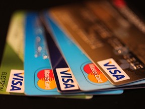 Visa and MasterCard credit cards