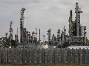 A Suncor Energy oil refinery in Ontario.