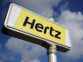 A Hertz sign