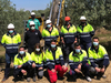 The Pan Global team during Phase 4 drilling at the Escacena project. SUPPLIED