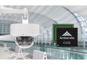 Ambarella announces the CV5S and CV52S edge AI vision SoC families for next-generation multi-imager and single-imager video security, smart city, smart building, smart retail and smart traffic AIoT camera applications.