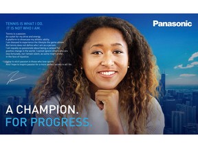 Panasonic's Brand Ambassador Naomi Osaka