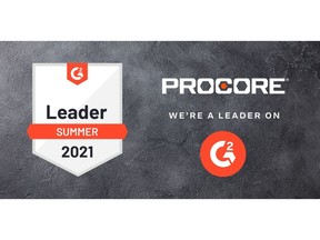 Procore Earns Top Honors for Five Key Categories in G2 2021 Summer Report
