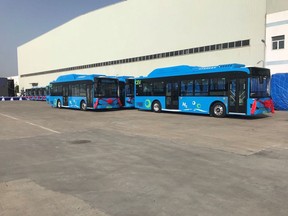 Loop Energy records over 75,000 kilometers of operation for fuel cell municipal bus fleet of Skywell New Energy Vehicles Group in Nanjing, China