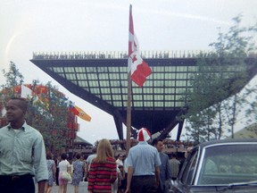 Canada hasn't had a travel surplus since Expo '67 drew the world to our door. This photo from the 1967 world fair in Montreal shows the Canadian pavilion.