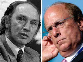 From Canadian prime minister Pierre Trudeau in 1971 to BlackRock’s Larry Fink in 2021, the political manipulation of global models continues, writes Terence Corcoran.