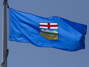 The Alberta provincial flag