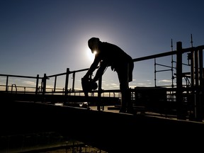 Construction is one of the sectors struggling to find workers. Its vacancy rate in March was 5.8 per cent, or 58,300 jobs.