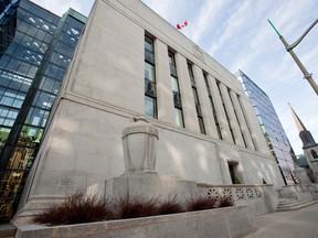 The Bank of Canada building in Ottawa.