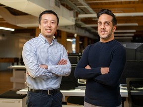 From left to right, Snapcommerce co-founders Henry Shi, CTO, and Hussein Fazal, CEO.