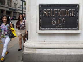 Selfridges' flagship store on London's Oxford Street.