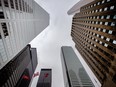 Bank towers in Toronto's financial district.