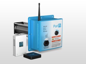 PuriFi is a patented, intelligent system that senses indoor air impurities and uses the power of oxygen to destroy or disable pollutants. SUPPLIED
